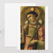 St. Stephen Apostel der siebzigsten Protomartyr Einladung (Vorne/Hinten)