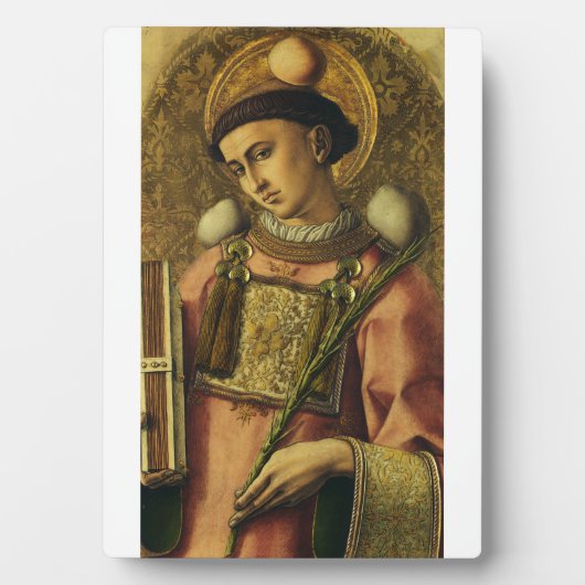 St. Stephen Apostel der siebzigsten Protomartyr Fotoplatte (Vorderseite)
