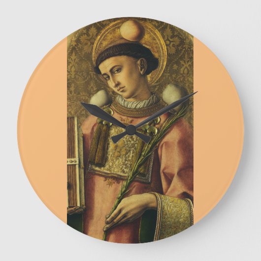 St. Stephen Apostel der siebzigsten Protomartyr Große Wanduhr (Vorderseite)