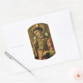 St. Stephen Apostel der siebzigsten Protomartyr Runder Aufkleber (Umschlag)