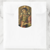 St. Stephen Apostel der siebzigsten Protomartyr Runder Aufkleber (Tasche)