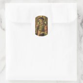 St. Stephen Apostel der siebzigsten Protomartyr Runder Aufkleber (Tasche)