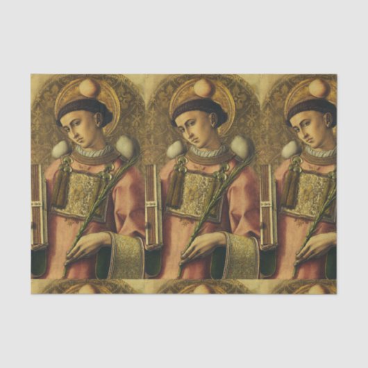 St. Stephen Apostel der siebzigsten Protomartyr Seidenpapier (Vorderseite)