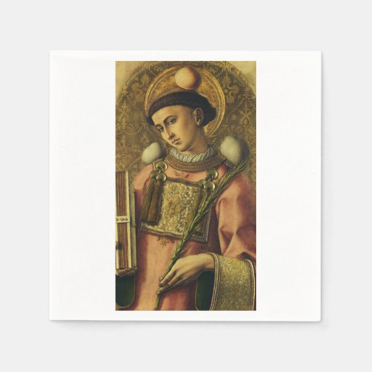St. Stephen Apostel der siebzigsten Protomartyr Serviette (Vorderseite)