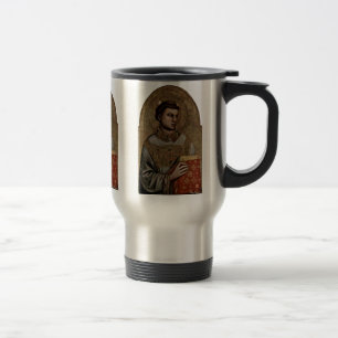 St Stephen durch Giotto Di Bondone Reisebecher