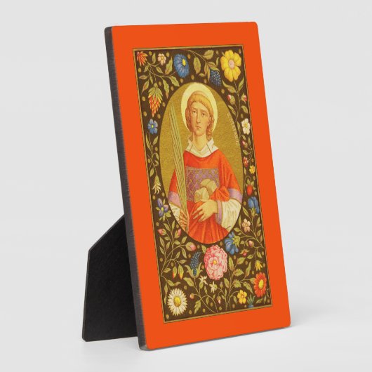 St. Stephen (PM 08) 5"x7" Plaque 1 mit Easel Fotoplatte (Seite)