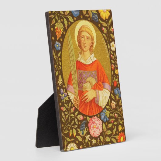 St. Stephen (PM 08) 5"x7" Plaque 2 mit Easel Fotoplatte (Seite)