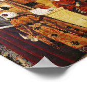 St. Stephen Preaching Poster (Ecke)