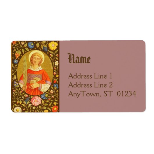 St. Stephen ProtoMartyr (PM 08) FB Ship Label 2c (Vorne)
