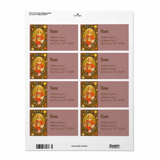 St. Stephen ProtoMartyr (PM 08) FB Ship Label 2c (Vorne)