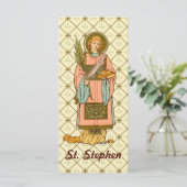 St. Stephen (RLS 17) Leere Grußkarte (Stehend Vorderseite)