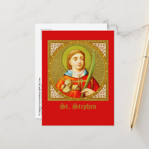 St. Stephen (SNV 26) (Quadratisches Bild) Hochform Postkarte