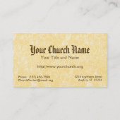 St. Stephen the ProtoMartyr (PM 08) FB Standard Visitenkarte (Rückseite)