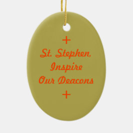 St. Stephen the ProtoMartyr (PM 08) Keramik Ornament