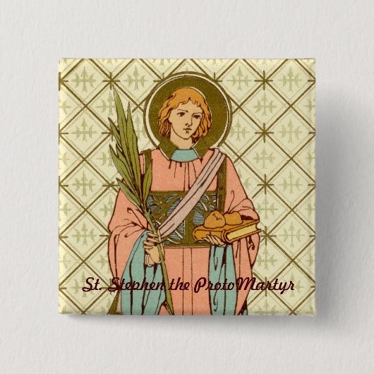 St. Stephen the ProtoMartyr (RLS 17) Button (Vorderseite)