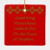 St. Stephen the ProtoMartyr (SNV 26) Platz Keramikornament (Rückseite)