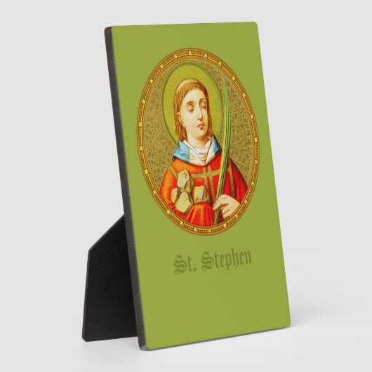 St. Stephen the ProtoMartyr (SNV 26) (RoundImage) Fotoplatte (Seite)