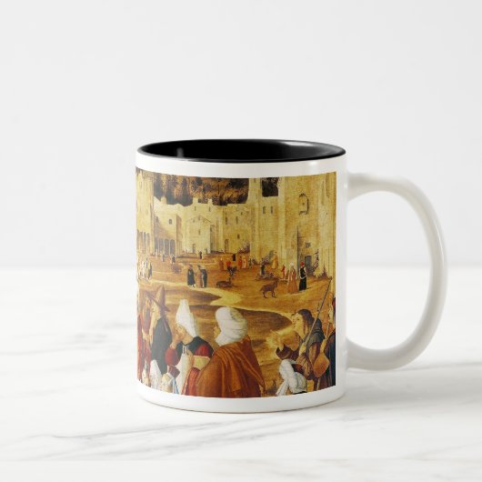 St- Stephenpredigen Zweifarbige Tasse (Rechts)
