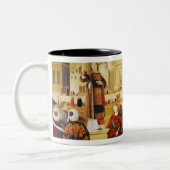 St- Stephenpredigen Zweifarbige Tasse (Links)