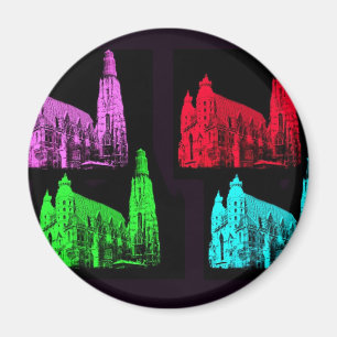 St. Stephen's Cathedral Collage Magnet