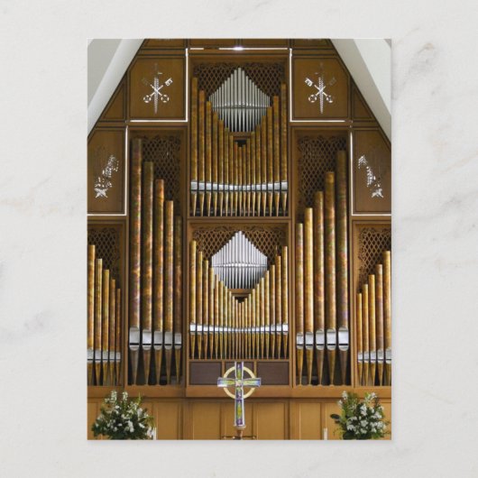 St. Stephen's Church Orgel, Seattle, Postkarte (Vorderseite)