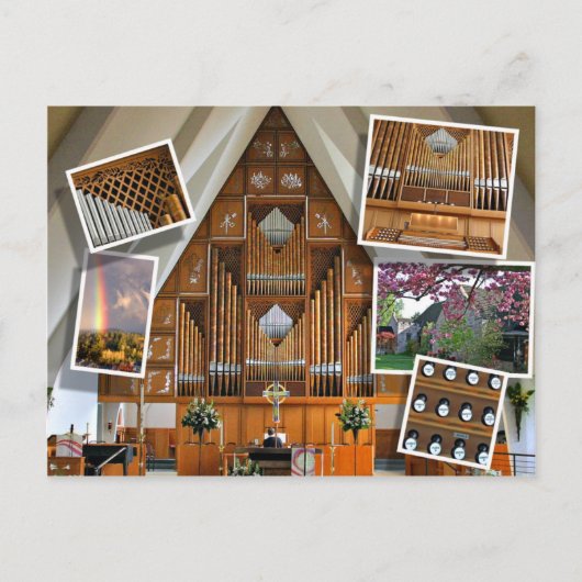 St. Stephen's Church, Seattle, Montage Postkarte (Vorderseite)