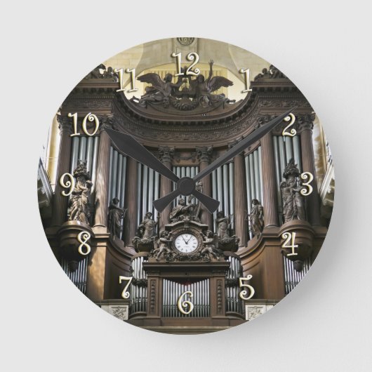 St Sulpice Cavaillé-Coll Orgel Runde Wanduhr (Vorderseite)