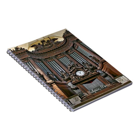 St Sulpice organ notebook Notizblock (Rechte Seite)