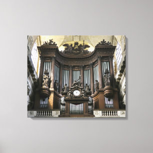 St Sulpice Orgel Leinwanddruck