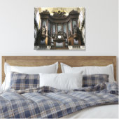 St Sulpice Orgel Leinwanddruck (Insitu (Schlafzimmer))