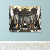St Sulpice Orgel Leinwanddruck (Insitu (Holzboden))