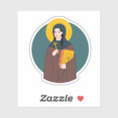 St. Susanna the Deaconess Aufkleber (Blatt)