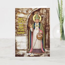 St. Swithin & die zerbrochenen Eier Lektion Karte