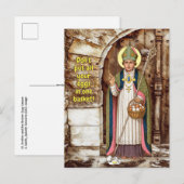 St. Swithin & die zerbrochenen Eier Lektion Postkarte (Vorne/Hinten)
