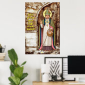St. Swithin und die zerbrochenen Eier Lektion Poster (Heimbüro)