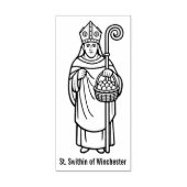 St. Swithin von Winchester Gummistempel (Prägung)