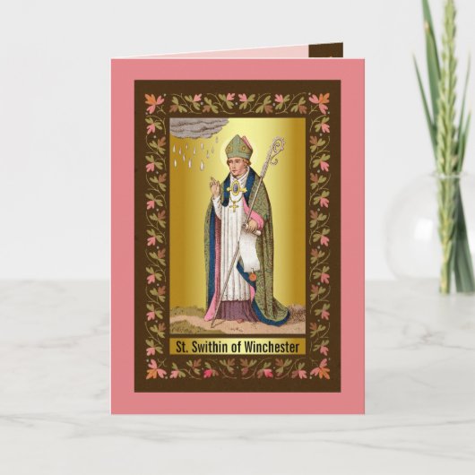 St. Swithin von Winchester Karte (Vorderseite)
