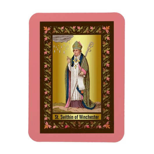 St. Swithin von Winchester Magnet (Vertikal)