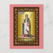 St. Swithin von Winchester Postkarte (Vorderseite)
