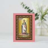 St. Swithin von Winchester Postkarte (Stehend Vorderseite)