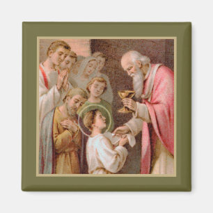 St. Tarcisius empfängt die Eucharistie (BL 02) Magnet