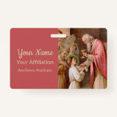 St. Tarcisius Erhalt der Eucharistie (BL 02) Ausweis (Rückseite)