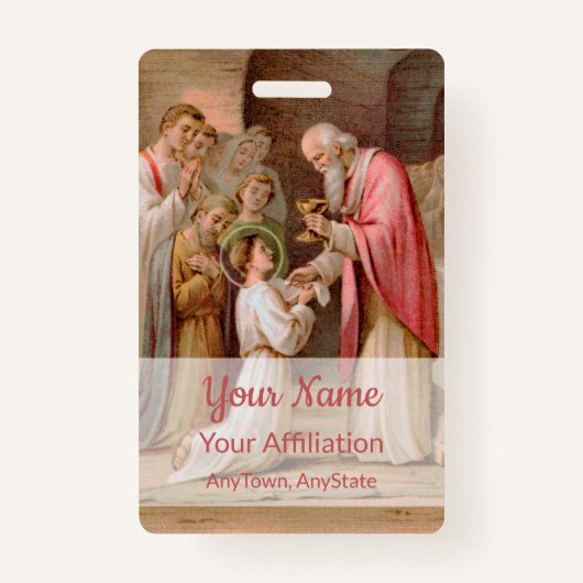 St. Tarcisius Erhalt der Eucharistie (BL 02) Ausweis (Vorderseite)