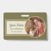 St. Tarcisius Erhalt der Eucharistie (BL 02) Ausweis (Rückseite)