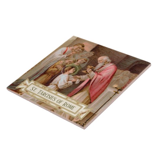 St. Tarcisius Erhalt der Eucharistie (BL 02) Fliese (Seite)