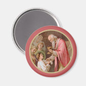 St. Tarcisius Erhalt der Eucharistie (BL 02) Magnet (Vorderseite/Rückseite)