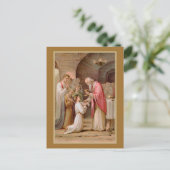 St. Tarcisius Erhalt der Eucharistie (BL 02) Postkarte (Stehend Vorderseite)