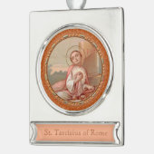 St. Tarcisius of Rome Roundel (BF 004) Banner-Ornament Silber (Links)
