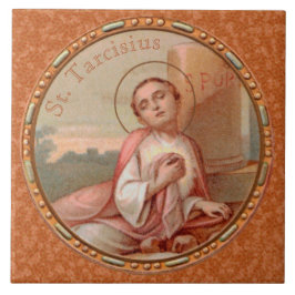 St. Tarcisius of Rome Roundel (BF 004) Fliese
