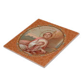 St. Tarcisius of Rome Roundel (BF 004) Fliese (Seite)
